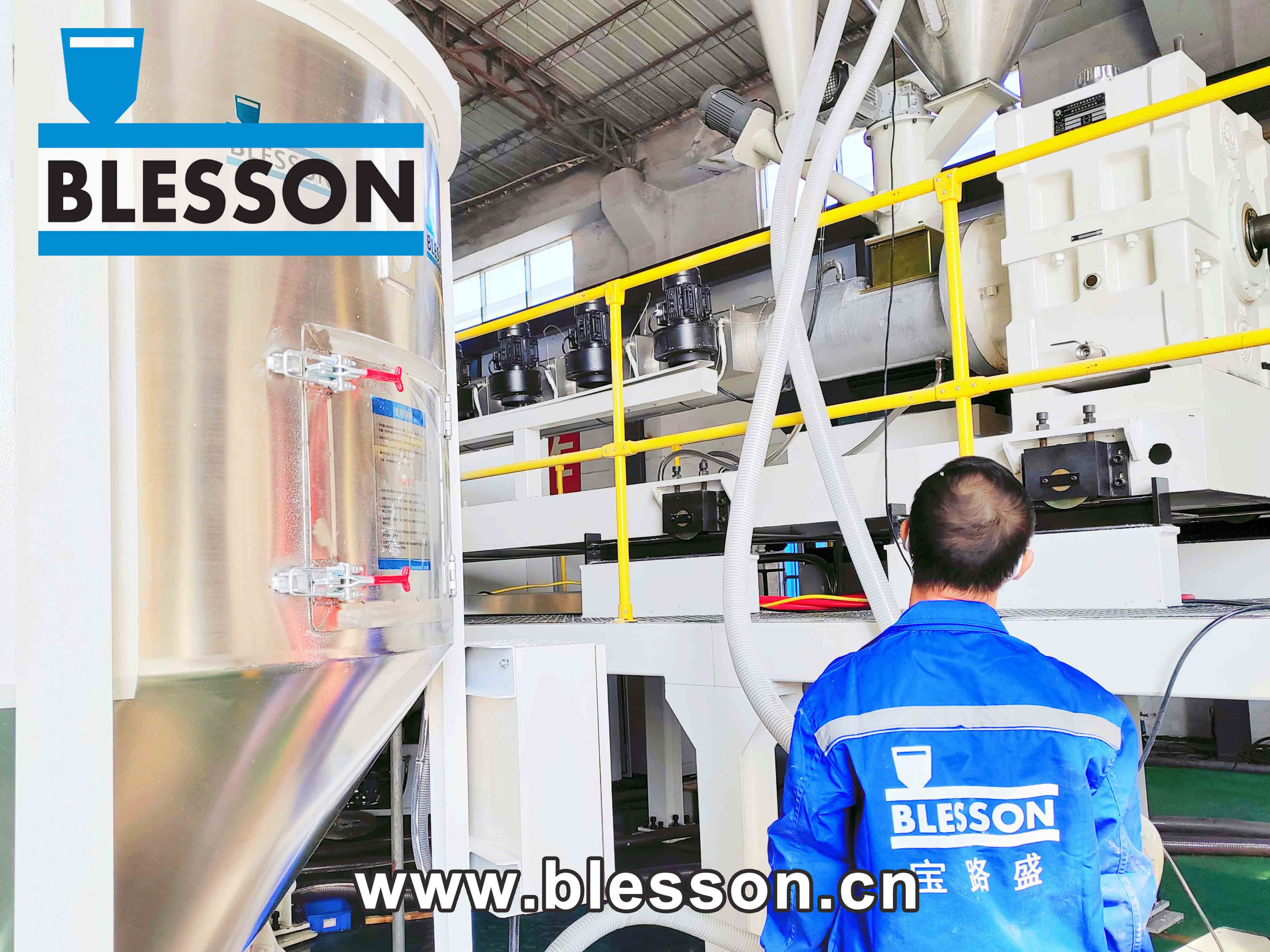 Aukštos kokybės kvėpuojančių lietinių plėvelių gamybos linija iš Blesson Precision Machinery (2)