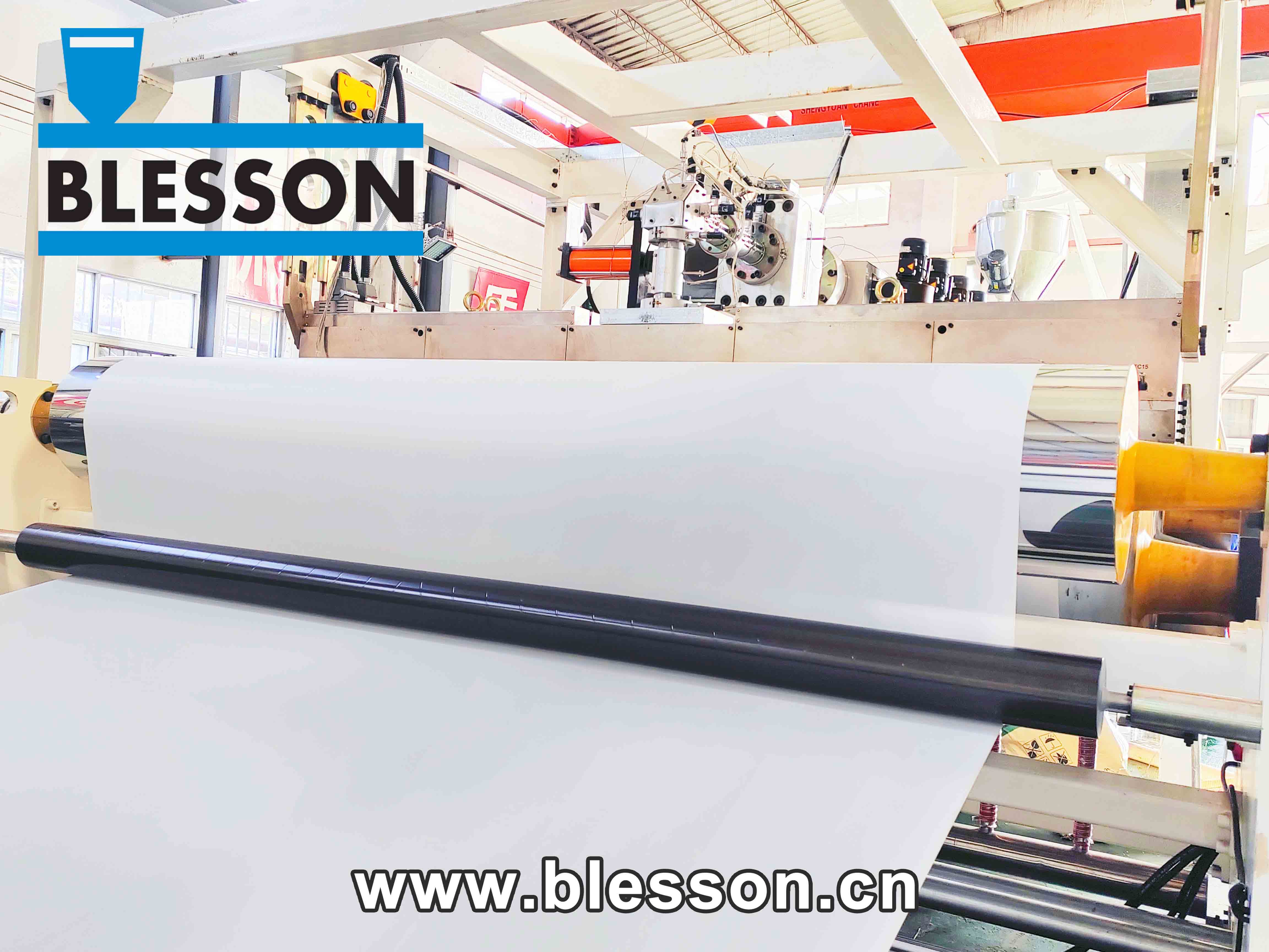 Blesson Precision Machinery'ден жогорку сапаттагы дем алуучу пленка өндүрүү линиясы (5)
