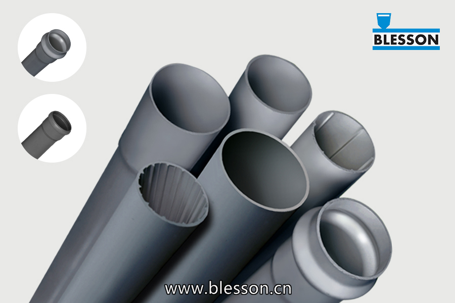 Højkvalitets PVC-rør fra Blesson-maskineriet