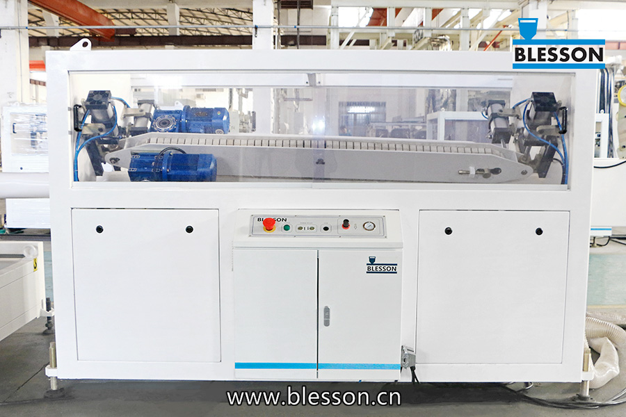 Linha de produção de tubo PE Unidade de transporte multi-caterpillar da maquinaria Blesson