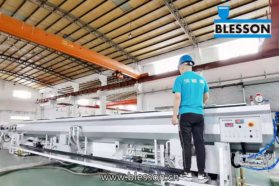 PE Pipe Production Line SUS304 vakuumtank i rostfritt stål från Blesson-maskineri