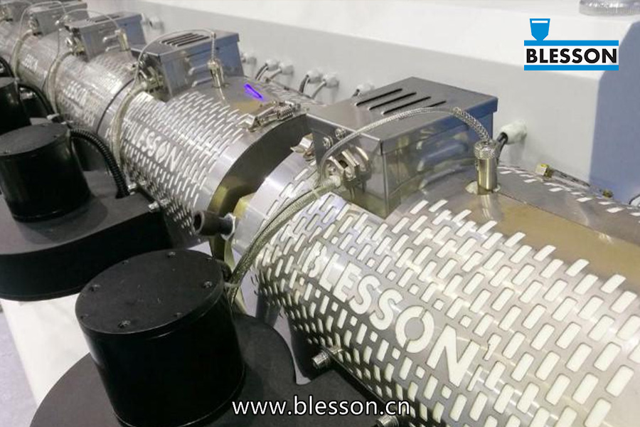 Energijsko varčni grelniki ekstruderja z enim polžem iz strojev Blesson