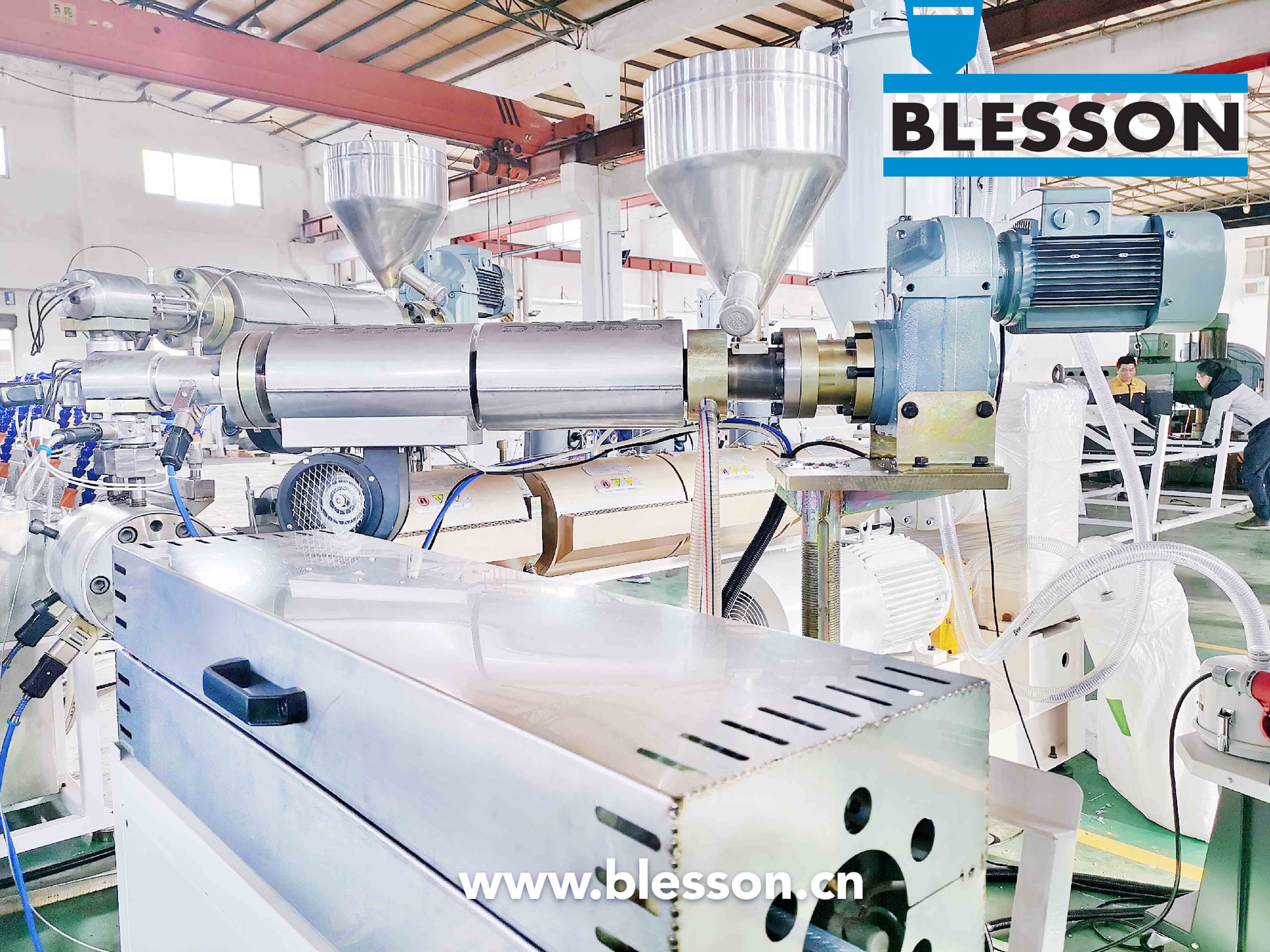 Blesson extrusion machinery Customizable Soft PVC Braided Hose Production Line-extruder