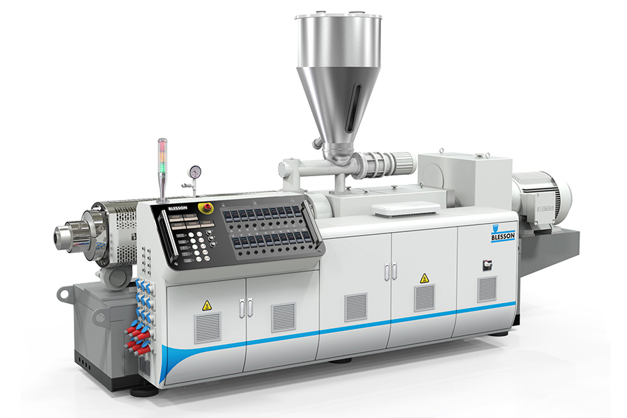 Conical-Twin-Screw-Extruder-from-Blesson-machinery