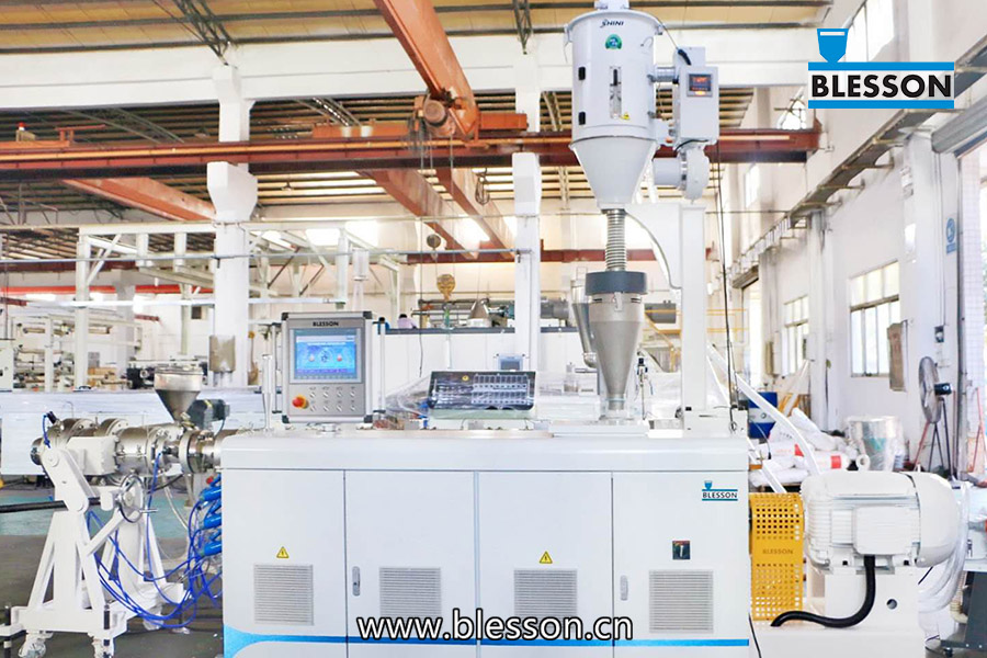 PE Pipe Production Line High-performance single-screw extruder from Blesson machinery