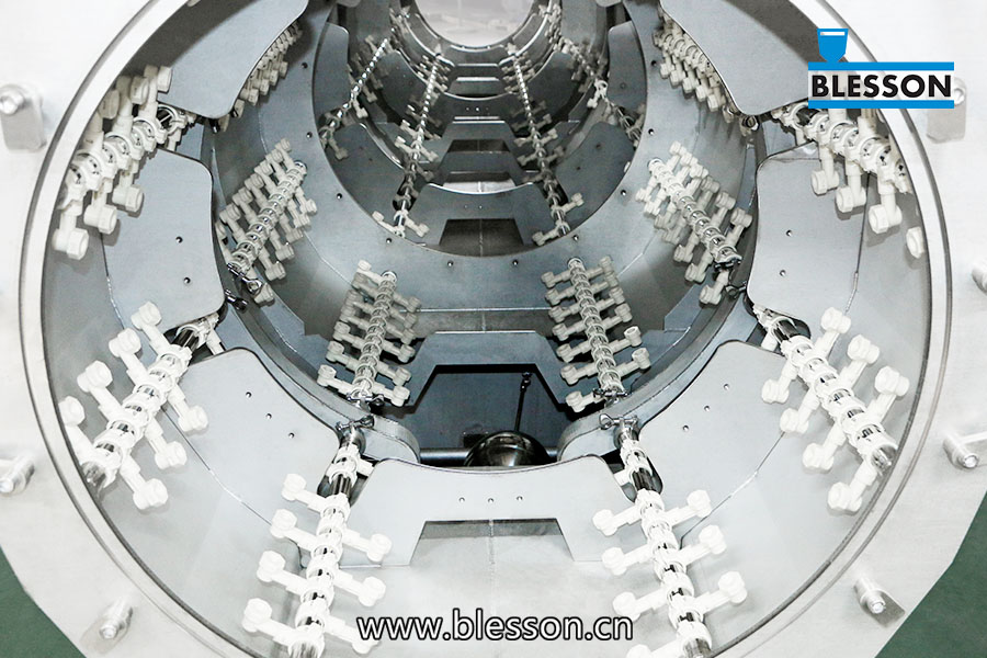 PE Pipe Production Line Vacuum tank interior from Bleeson machinery