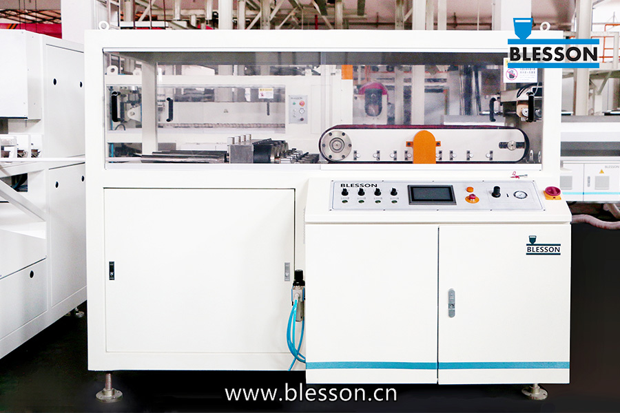 PVC Four Pipe Production Line haul-off & cutting combination unit from Blesson machinery