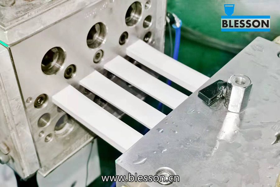 PVC profile production line extrusion die from Blesson precision machinery
