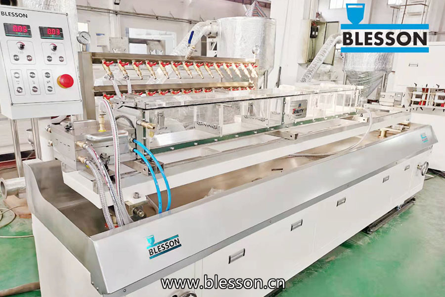PVC profile vacuum calibration table from Blesson machinery
