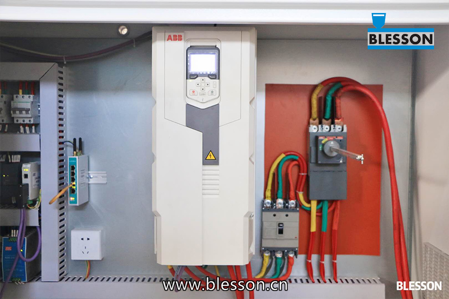 Single Screw Extruder ABB inverter from Blesson machinery