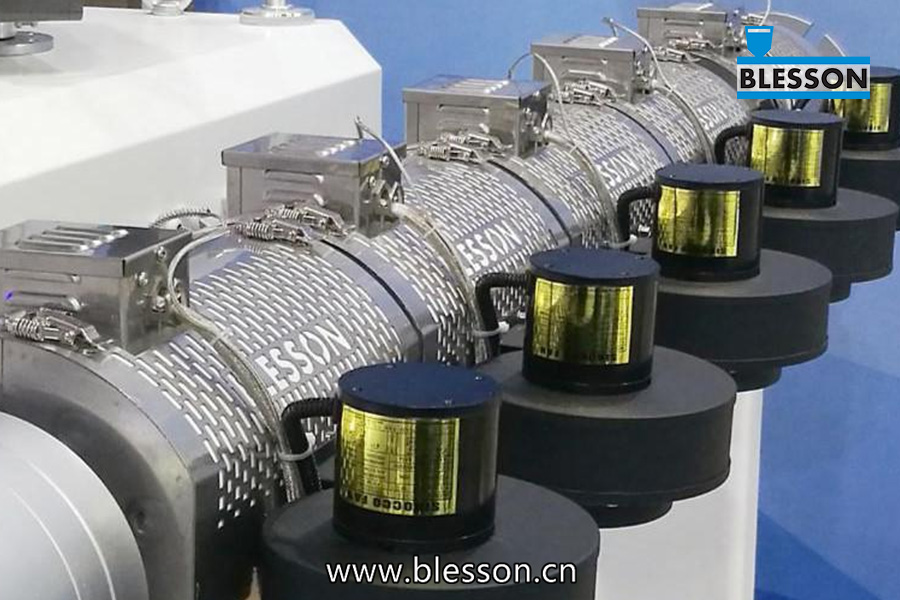 Single Screw Extruder air cooling from Blesson machinery